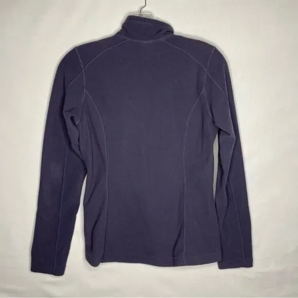 The North Face Jacket Women’s XS Purple Full Zip Lightweight Fleece Mock Neck - Picture 5 of 9